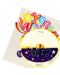 3D картичка Santoro Pirouettes - Happy Birthday, Shooting Stars - 3t