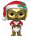 Фигура Funko Pop! Star Wars: Holiday Santa C-3PO (Bobble-Head), #276 - 1t