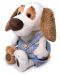 Плюшена играчка Budi Basa - Кученце Барти бебе с гащеризон, 20 cm - 3t