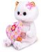 Плюшена играчка Budi Basa - Коте Ли-Ли бебе с голямо сърце, 20 cm - 3t