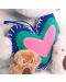 Плюшена играчка Budi Basa - Кученце Барти бебе с голямо сърце, 20 cm - 3t