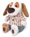 Плюшена играчка Budi Basa - Кученце Барти бебе с риза и панталони, 20 cm - 3t