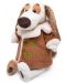 Плюшена играчка Budi Basa - Кученце Бартоломей с мъхесто палто, 27 cm - 3t