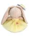 Плюшена играчка Budi Basa - Зайка Ми бебе, в жълта лятна рокля, 15 cm - 4t