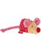 Бебешка дрънкалка Sigikid Grasp Toy – Розова мишка, 8 cm - 1t