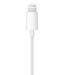 Слушалки с микрофон Apple - EarPods, Lightning Connector, бели - 4t