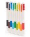 Комплект гел химикалки Lego - С Lego елементи, 12 броя, цветни - 3t