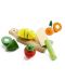 Дървен комплект за рязане Djeco - Плодове и зеленчуци - 1t