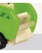 Дървена играчка Goki - Помощна машина, боклукчийски камион - 2t
