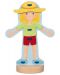 Дървена играчка Goki - Кукла за обличане - 3t