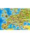 Пъзел Castorland от 100 части - Карта на Европа - 2t