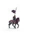 Фигурка Schleich от серията Рицари на Дракона: Рицар на Дракона на кон с пика - 1t