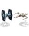 Комплект звездни кораби Mattel Hot Wheels Star Wars - Rogue One, Tie Fighter vs X-Wing - 1t