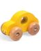 Дървена мини кола Pino - Жълта - 1t