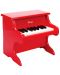 Детски музикален инструмент Hape - Пиано, червено, от дърво - 2t