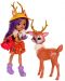 Игрален комплект Mattel Enchantimals - Магическата градина на Danessa Deer и Fluffy Bunny - 3t