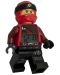 Настолен часовник Lego Wear - Ninjago Kai, с будилник - 3t