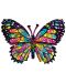 Пъзел SunsOut от 1000 части - Пеперуда с витражи, Дийн Русо - 1t