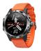 Смарт часовник Coros - Vertix, 1.2", сребрист/oранжев - 1t