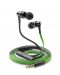 Слушалки с микрофон Cellularline - Audiopro Mosquito, зелени - 1t