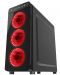 Кутия Genesis - Irid 300, mid tower, черна/червена/прозрачна - 3t
