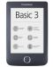 Електронен четец PocketBook BASIC 3 PB614-2 - 6", черен - 1t