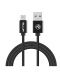 Кабел Tellur - TLL155322, USB-A/Micro USB, 2 m, черен - 1t