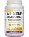 Active Nutrition All in One Vegan Shake, ванилия, 702 g, Webber Naturals - 1t