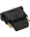 Адаптер Vivanco - 47074, HDMI/DVI, черен - 2t