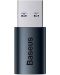 Адаптер Baseus - Ingenuity, USB-A/USB-C, тъмносин - 2t