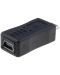 Адаптер VCom - CA418, Micro USB/Mini USB, черен - 1t