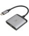 Адаптер Xtorm - 8913, USB-C/2x HDMI, черен - 4t
