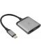 Адаптер Xtorm - 8913, USB-C/2x HDMI, черен - 3t