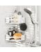 Ъглов стенен органайзер за баня Umbra - Flex Adhesive, 30 x 19 x 9 cm, бял - 5t