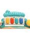 Активна гимнастика Caretero Toyz - Zoo Mat Turquise - 3t