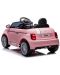 Акумулаторна кола Chipolino - Fiat 500, розова - 4t