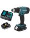 Акумулаторен винтоверт Makita - DDF453SYX4, 18V, 2x1.5 Ah - 1t