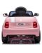 Акумулаторна кола Chipolino - Fiat 500, розова - 5t
