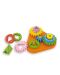 Дървена играчка Andreu toys – Триъгълна низанка със зъбни колела - 2t