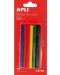 Цветни лепилни пръчки силикон Apli – ø 7.5 х 100 mm, 12 броя - 1t