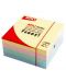 Кубче самозалепващи листчета Apli, 4 пастелни цвята, 75 x 75 mm, 400 броя - 1t