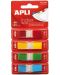 Индекс листчета APLI, 4 пастелни цвята, 12 х 45 mm, 140 броя - 1t