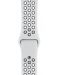 Смарт часовник Apple Nike + S4 - 44mm, сребрист, сребриста/черна силиконова каишка - 3t