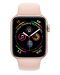 Смарт часовник Apple S4 - 40mm, розов, pink sand силиконова каишка - 3t