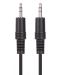 Аудио кабел VCom - CV201, жак 3.5 mm/жак 3.5 mm, 1.5 m, черен - 1t