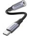Аудио кабел Ugreen - AV161, USB-C/жак 3.5 mm, 0.1 m, черен - 1t