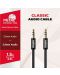 Аудио кабел Energizer - 3.5 mm/3.5 mm, 1.5 m, черен - 8t
