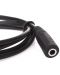 Аудио кабел VCom - CV202, жак 3.5 mm/жак 3.5 mm, 3 m, черен  - 3t