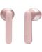 Безжични слушалки JBL - T220TWS, розови - 2t