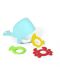 Детска играчка за баня Babyono - Whale kiper, синя - 1t